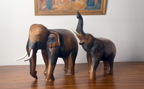 Large hand carved wooden - hand,