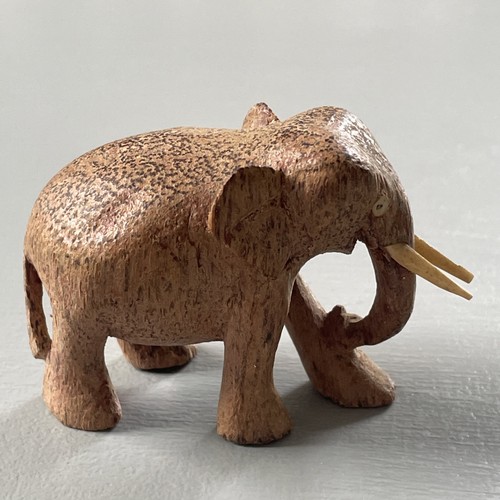 Vintage hand carved wooden - carved,