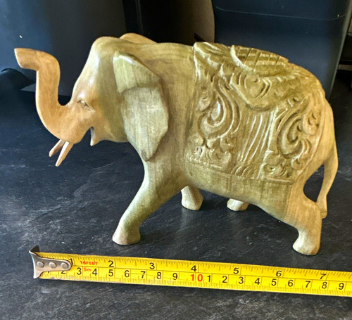 Beautiful wooden elephant - wooden,