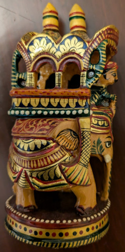 Indian ambari elephant - ambari, statue