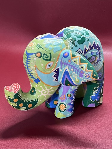 Vintage style painted - painted, wooden