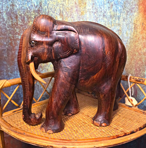 Large heavy vintage - large, carved