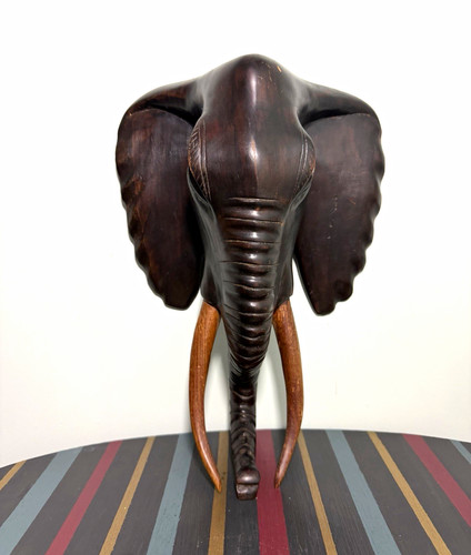Vintage hand carved - carved, wooden