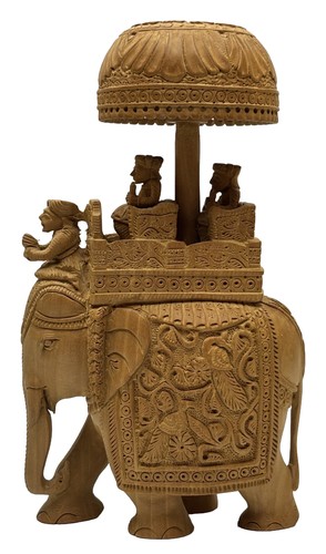 Vintage hand carved wooden - hand,