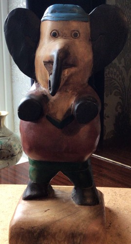 Vintage hand carved solid - vintage,