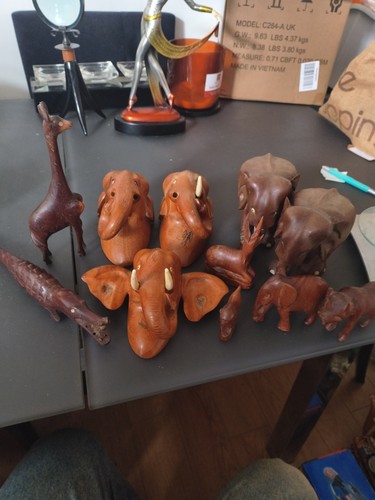 Job lot hand carved - hand, wooden