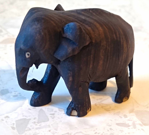 Hand carved wooden elephant - hand-carved,