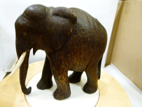 Vintage hand carved wooden - hand,