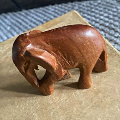 Hand carved wooden - wooden, elephant