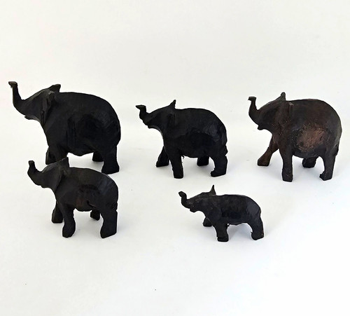 Set vintage handcarved - vintage,