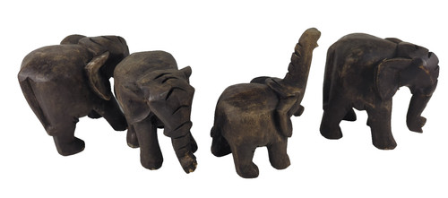 Set wooden carved - set,