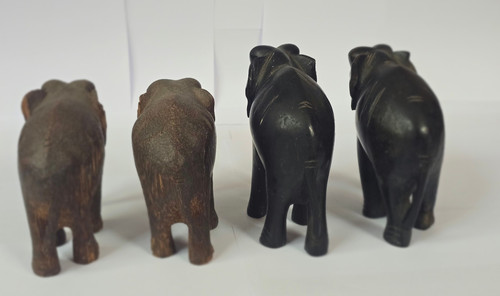 Vintage hand carved wooden - carved,