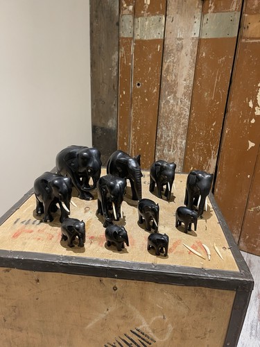Vintage hand carved ebony - vintage, hand-carved
