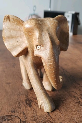 Small hand carved wooden - hand,