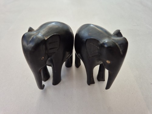 Two hand carved ebony wooden - hand,
