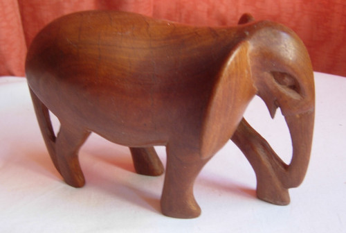 Wooden elephant vintage