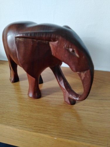 Vintage teak hand carved - teak, hand-carved