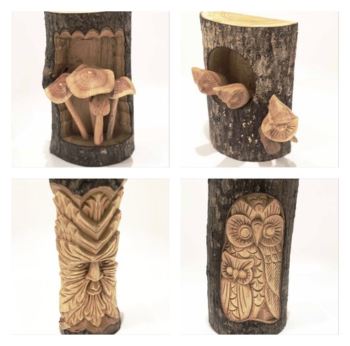 Wood carving garden ornament - carving,