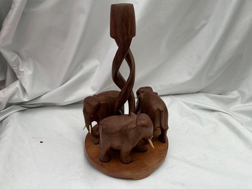 Vintage hand carved wooden - hand,