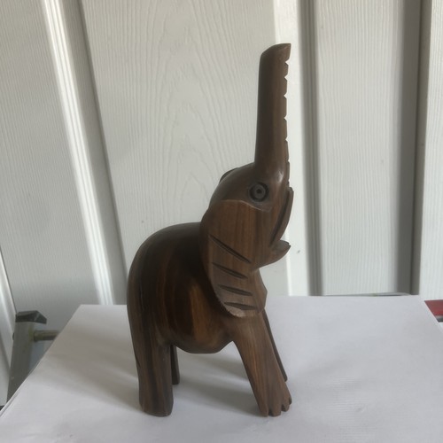 Wooden elephant figure inch - figure, 8-inch